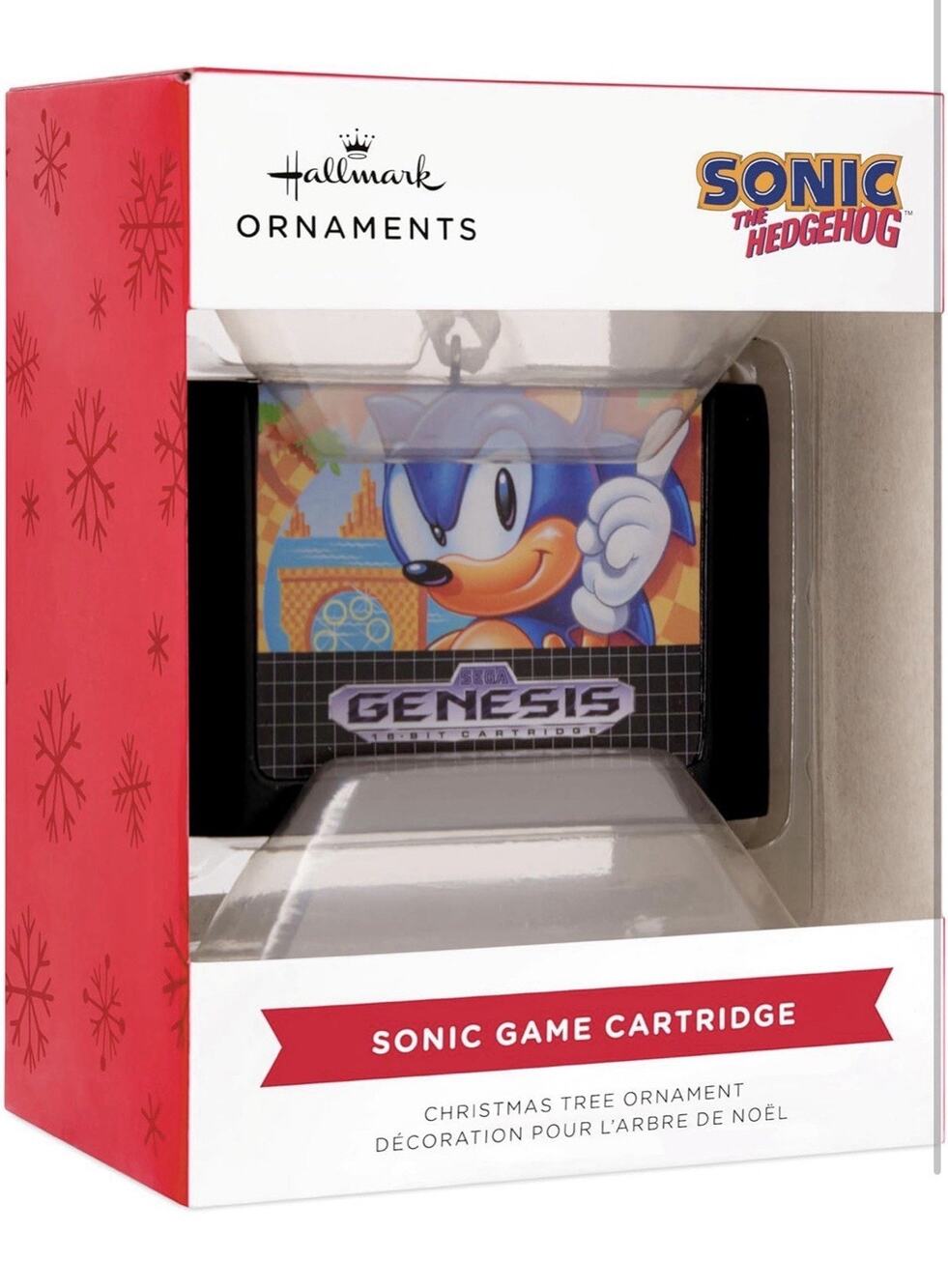 Hallmark Christmas Ornament, Sonic The Hedgehog Game Cartridge Ornament,